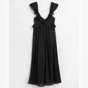 H&M Lyocell blend ruffled dress